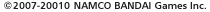 &copy;2007-2009 NAMCO BANDAI Games Inc.